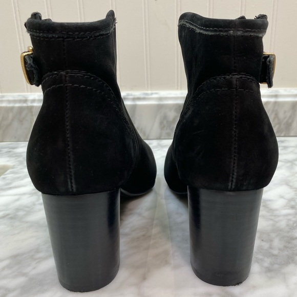Lucca Lane Paydena size 8.5 Elegant Black Ankle Boots with Buckle Detail leather - Picture 7 of 8